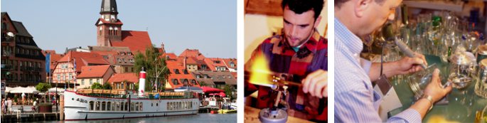 Perle der Müritz und Glaswerkstatt